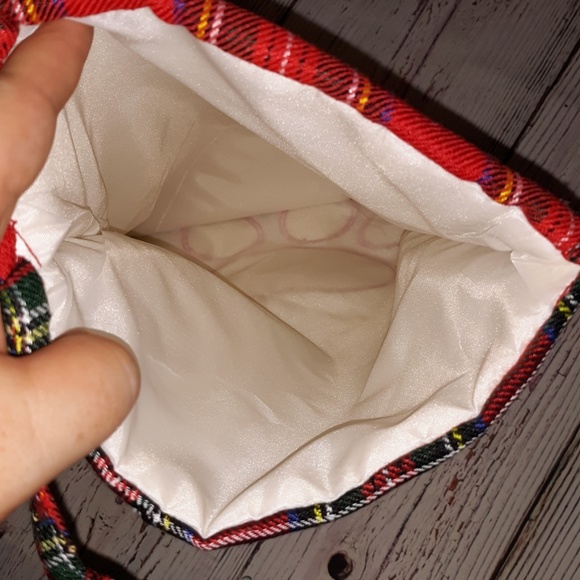 Embroidered plaid Dog Paw Stocking - Picture 5 of 5